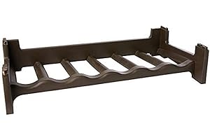 ICS CIS - Botellero apilable de polipropileno, Modular, 6 asientos, Marrón