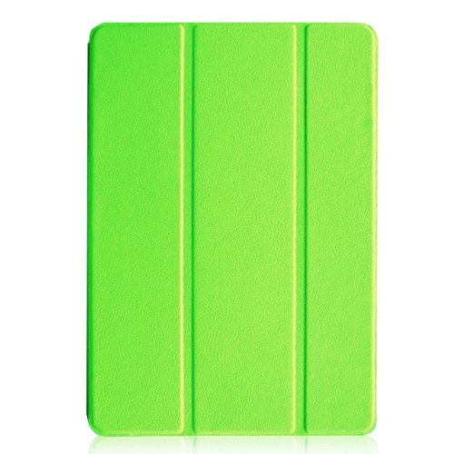 Invero® Premium Leder Smart Cover Case Schutzhülle Etui Tasche für Apple Ipad Air / Ipad 5 5th Gen mit Rückenschutz und Unterstützt Sleep / Wake Funktion umfasst Displayschutzfolie & Stylus (Grün / Green) - 3