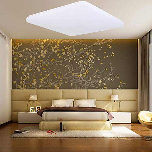 Preisvergleich Produktbild HENGMEI 24W Deckenleuchte LED Ultraslim Deckenlampe Warmweiß Kaltweiß Wohnraumleuchte Acryl Küchenlampe für Wohnzimmer Schlafzimmer (24W Kaltweiß)