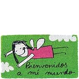 Alta resistencia Laroom Felpudo, Yute, Verde