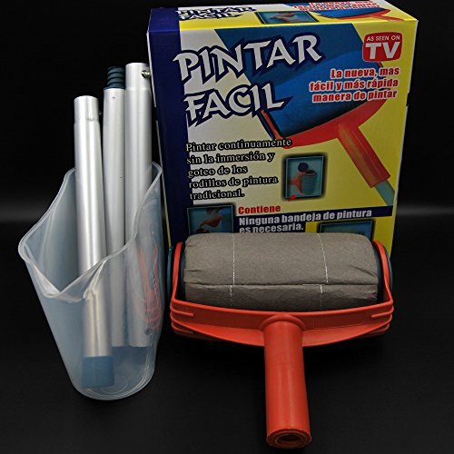 MagiDeal Haus Dekor DIY Wand Malerei Bürstenwalze Malwerkzeug Plastik Becher Rohrsatz - 7