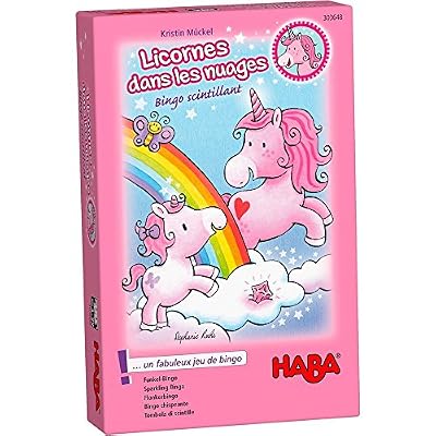 Haba Licorne dans les nuages - Bingo scintillant