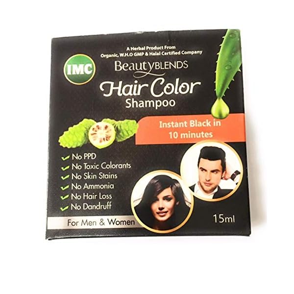 Imc Hair Colour Shampoo Enriched With Noni Ext Aloevera Olive