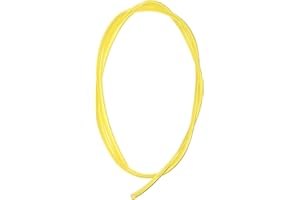 cyclingcolors durite essence 3mm x 5mm x 1m jaune transparente silicone tondeuse motoculteur tracteur débroussailleuse taille haie tronçonneuse coupe bordure