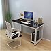 Produktbild Dripex Schreibtisch Computertisch, PC-Tisch für Bürotisch Officetisch Stabile Konstruktion Tisch (120cm Schwarz-Weiß)