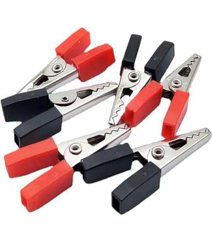 1/5/10Pcs Alligator Crocodile Clips Electrical Test Cable DIY Jumper Wire Leads