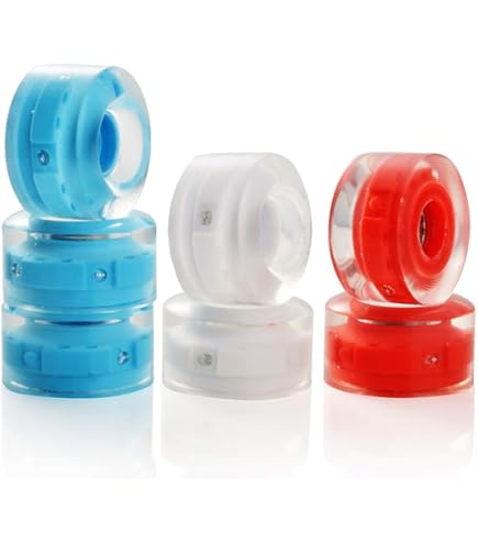 BESPORTBLE 4 Roues De Remplacement Pour Patins à Roulettes - Plastique Et Fer - 5.8x3.8cm