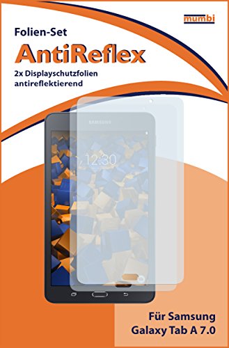 2 x mumbi Displayschutzfolie für Samsung Galaxy Tab A 2016 (7 Zoll) 17,8 cm Schutzfolie AntiReflex matt (nur für Tab A 7.0 OHNE Telefonfunktion) - 3