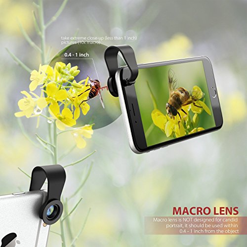 iPhone-Lens-LENSOUL-Fisheye-Wide-Angle-Macro-Lens-3-in-1-Clip-on-Cell-Phone-Camera-Lens-Lens-Kit-for-iPhone-Samsung-Android-Smartphones-Tablets
