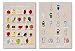 Produktbild ABC Poster und Zahlen Poster, 2er Set, Alphabet Poster, Zahlenposter