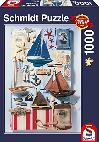 Preisvergleich Produktbild Schmidt Spiele Puzzle 58381 Maritimes Potpourri, 1000 Teile Puzzle, bunt
