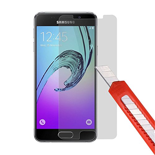 PLT24 Samsung A3 2016 Panzerglas Schutzglas 9H Hartglas Glasfolie Displayschutzglas Schutzfolie Display Panzer Glas Folie Sicherheitsglas für Samsung Galaxy A3 ( 2016 )