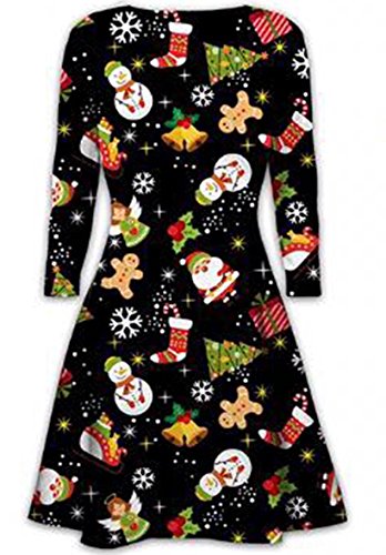 girls christmas swing dress