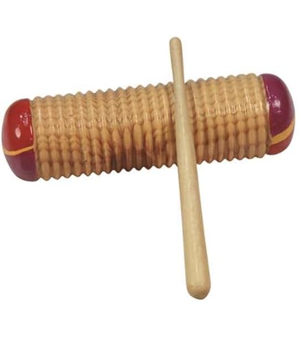 Güiro Piccolo Nino Percussion - Nero, In Plastica ABS, Con Raschietto, Per Bambini Dai 3 Anni - Foto 11