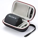 100% seguro: la funda rígida es a prueba de golpes, a prueba de polvo y semi impermeable para proteger su altavoz Sony SRS-XB10. Comodidad clásica de la cremallera para facilitar la apertura y el cierre.