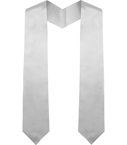 Étole De Graduation Rouge Satin Avec Bordure Dorée 2025 – Écharpe Cérémonie Diplôme Unisexe Adulte – CABODYALS