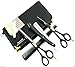 Hairdressing Barber Salon Scissors 6", Thinning Scissors 6" With Barber Shavette