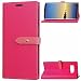 Produktbild Samsung Galaxy Note 8 2017 Flip Cover, Case, Casefirst Protects Card Slot [Stand Feature] Leather Wallet Case Vintage Book Style Magnetic Protective Cover Holder for Samsung Galaxy Note 8 2017 - Hot Pink