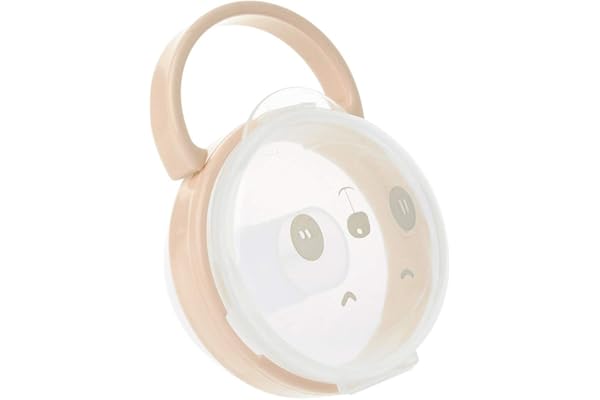 BELTI Bébé Sucette boîte de Rangement Dessin animé Panda Motif sucettes Mamelon Transparent boîtes à poussière Portable