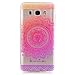 Produktbild KSHOP TPU Silikon Hülle für Samsung Galaxy J5(2016)J510 Handyhülle Schale Etui Protective Case Cover dünn mit Drucken Muster - iindisches Heilige Blume Mandala Rose