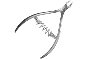 STALEKS Stainless Steel Extra Pointed Handmade Professional Cuticle Nippers. Smart'30 5 mm Blade with Blade Protector. Handmade in Europe NS-30-5