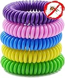 5 x starmo Mückenschutz Armband dauert bis zu 250 Stunden wasserabweisend ideal für Camping Urlaub Familie