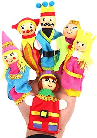 Finger Puppets Cute Animal Hand Puppet Set Soft Finger Puppets Toys Best Gift for Kids (Fairy Tale)