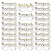 Produktbild MEJOSER 25 pcs JGA Brille Team Braut Brille Hochzeit Braut Brille Roségold Hen Party Junggesellinnenabschied Accessoires und Hochzeitsfeier Photo Booth Props Partybrille