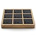 Produktbild JeweR Schmuck Ausstellungsstand Support Tray Aufbewahrungsbox Flanell Holz (Farbe : A)