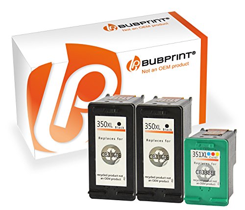 3 Druckerpatronen kompatibel für HP 350 XL black + 351 XL color DeskJet 4360 DeskJet J 5785