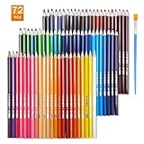 ★Wasservermalbare Buntstifte: Ideal für Wasser Farbe zeichnen. Die verschiedenen Farbtöne lassen sich unbegrenzt zu neuen Farbeindrücken mischen, in klarer Abgrenzung zueinander oder in fließendem Übergang.