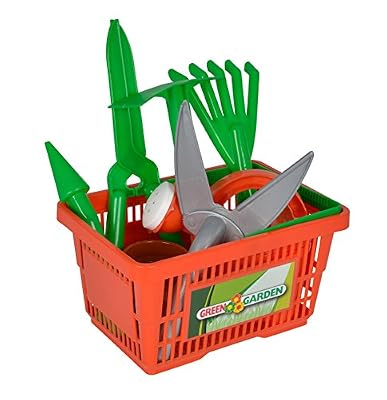 Simba 107134088 - Ensemble d'Outils de Jardin - Green Garden - Dans Le Panier
