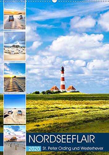 NORDSEEFLAIR - St. Peter Ording und Westerhever (Wandkalender 2020 DIN A2 hoch)