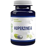 Huperzine A 120 Vegan Capsules 250 mcg Brain Supplement to Promote Acetylcholine, Support Memory and Focus