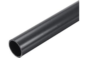 QUARKZMAN Tube PVC Rigide Rond 28.2mm ID 32mm OD 30 cm de Long Haute Résistance pour Tuyau d'Eau, Aquarium, Réservoir à Poissons, Serre de Jardin, Gris Foncé