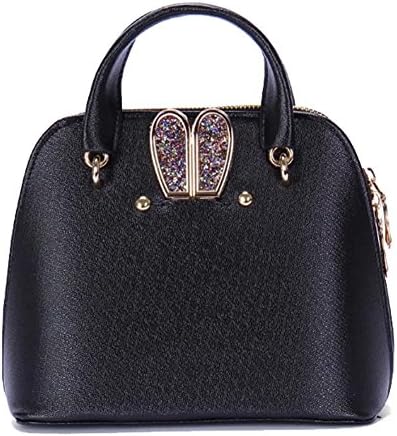 Fanova Women Cute Luxury Shining PU Handbag Fashion Cartoon Shell Shoulder Bags Tote