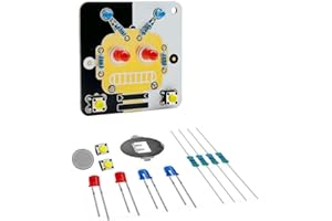 Treedix Lötübungsprojekte DIY Elektronik Kits Leiterplatten Trainingsboard mit Batterie für Anfänger, Studenten und Heimwerker