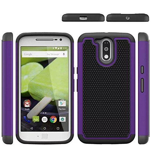 Dooki  Moto G4   G4 Plus Funda  Fuerte Tenaz  Alto Impacto   Tarea Pesada   A Prueba de Choques   Resistencia a las Ca  das   H  brido 2 en 1  Duro Silicona Caucho Doble Capa Protectore Tel  fono Caso Carcasa Para Motorola Moto G4   G4 Plus