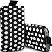 Produktbild Fone-Case ( Black ) Zte Blade v7 Hülle Abdeckung Cover Case schutzhülle Tasche Brand New Luxury Kunstleder -Tupfen-Pull Tab-Beutel-Haut-Kasten-Abdeckung