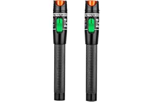 LIAYTRSS 2PCS Stylo de Test à Fibre Optique 30mW, 30KM FTTH Testeur de Fibre Optique, Localisateur Visuel de Défauts à L'interface Standard de 2,5 mm pour L'interface Fibre Optique SC/FC/ST
