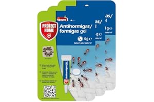 PROTECT GARDEN Protect Home Antihormigas cebo en gel contra hormigas para interiores, rápida acción y altamente atractivo, 4g (Pack de 3)