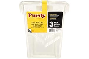 Purdy PAIL LINERS PACK OF 3,Transparent,21x21 cms