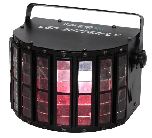 Preisvergleich Produktbild Ibiza LED-Butterfly Effekt-Strahler, Schwarz