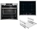 Produktbild AEG AEG130BMB Edelstahl Einbau-Herdset BCE451010M + HKE64450XB + FlexiRunners-