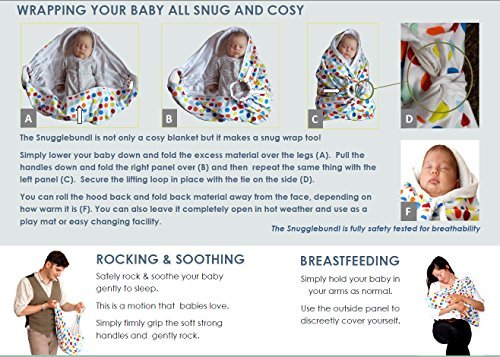 Snugglebundl 65564 Hochhebe-Decke, Spotty - 4
