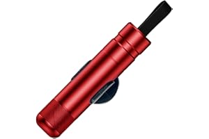 LINXINS Hammerdex Safety Hammer HammerDex Glass Breaker Safehammer Glass Breaker Safe Hammer for Car Windows, Portable and Compact Design, Underwater and Land Use（Red ）