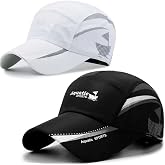 Valkyrie 2&rsquo;li Spor Şapka Seti Unisex &ndash; Siyah & Beyaz Nefes Alabilir Yazlık Şapka Ayarlanabilir Outdoor Koşu G&uuml;neşlik Şapka