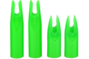 ZSHJGJR ZSHJG 50pcs Plastica Cocche della Freccia Tiro con L'Arco Freccia Cocca Cocche in Plastica Freccia Pin Nock per OD 6mm 7mm Accessori per l'estremità dell'albero della Freccia