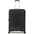 DELSEY PARIS IROISE 55 cms Small Cabin ABS Hardsided 8 Wheels Spinner Luggage/Suitcase/Trolley Bag for Travel with TSA Lock- Black