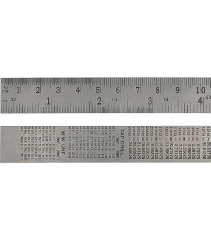 ALYCO 197281 – Regla De Acero Inoxidable 300x25x1 Mm – Precisión Y Durabilidad Para Profesionales Y DIY
